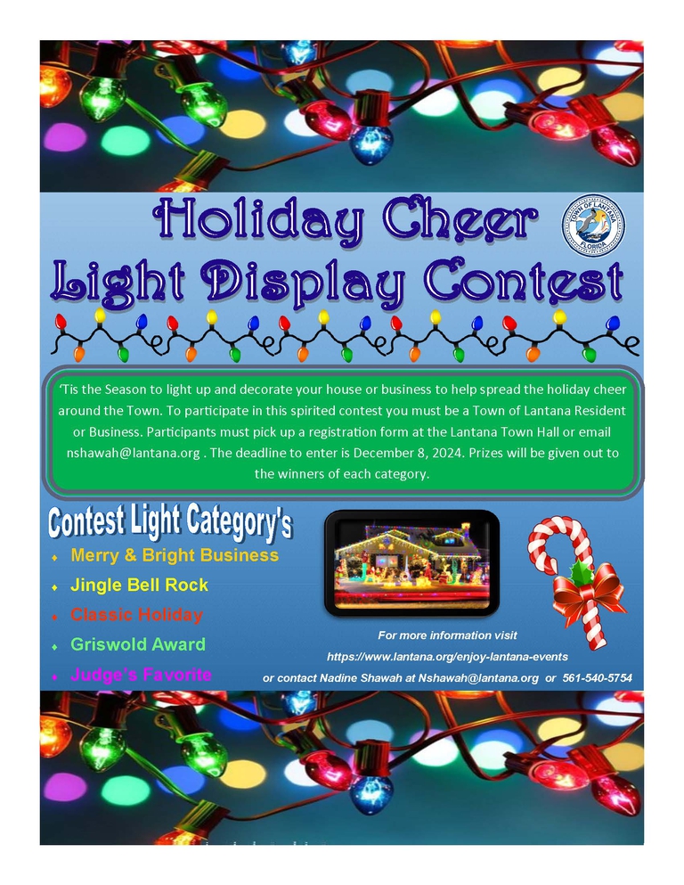 Holiday Cheer Light Display Contest 2024